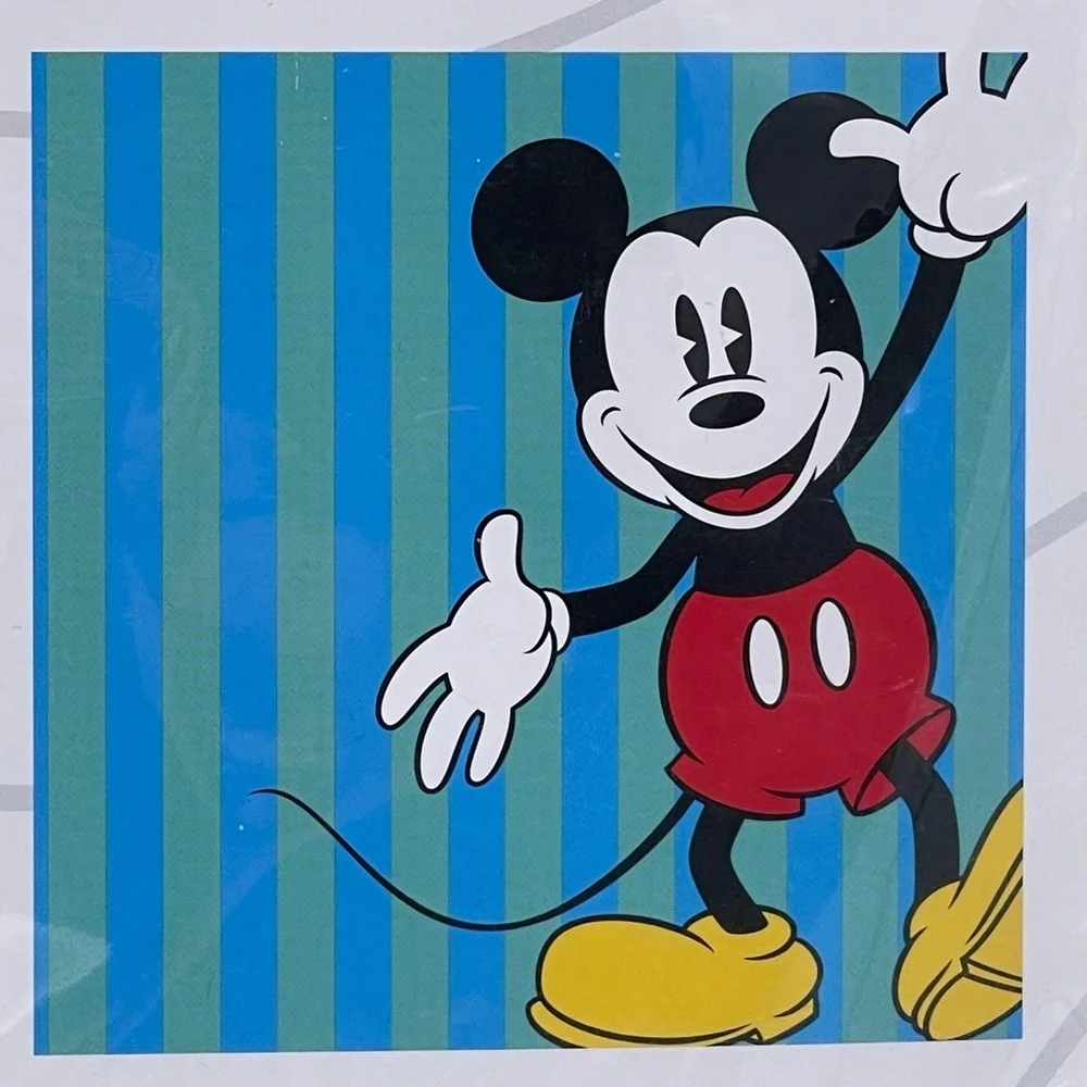 Disney Parks Mickey Mouse Shower Curtain Mickey & Co. New With‎ Tag 72” X 72”
